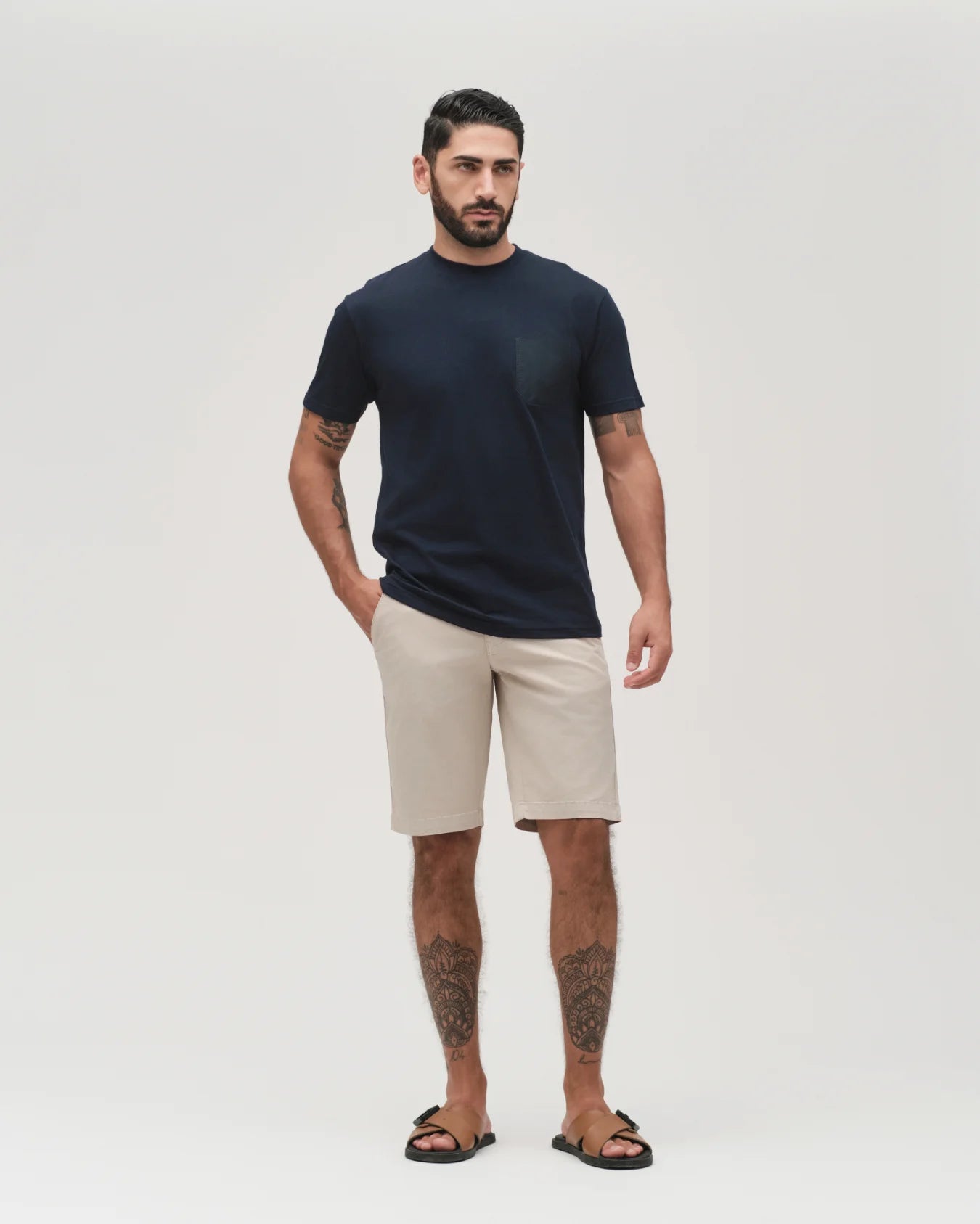 BERMUDA TA TU GABARDINA SLIM FIT BY GRIFFAI