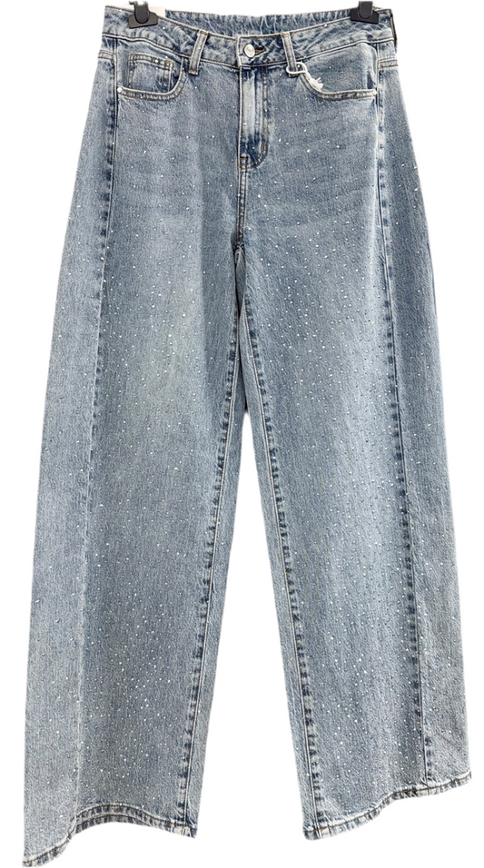 JEANS BRILLANTINATO A PALAZZO BY FLEX