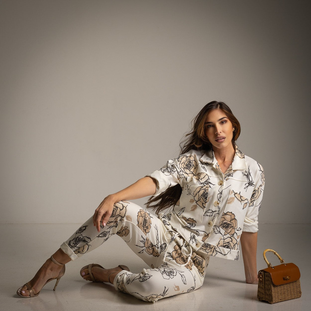 PANTALONI ROSE E SPINE by Albano's  COD EM271