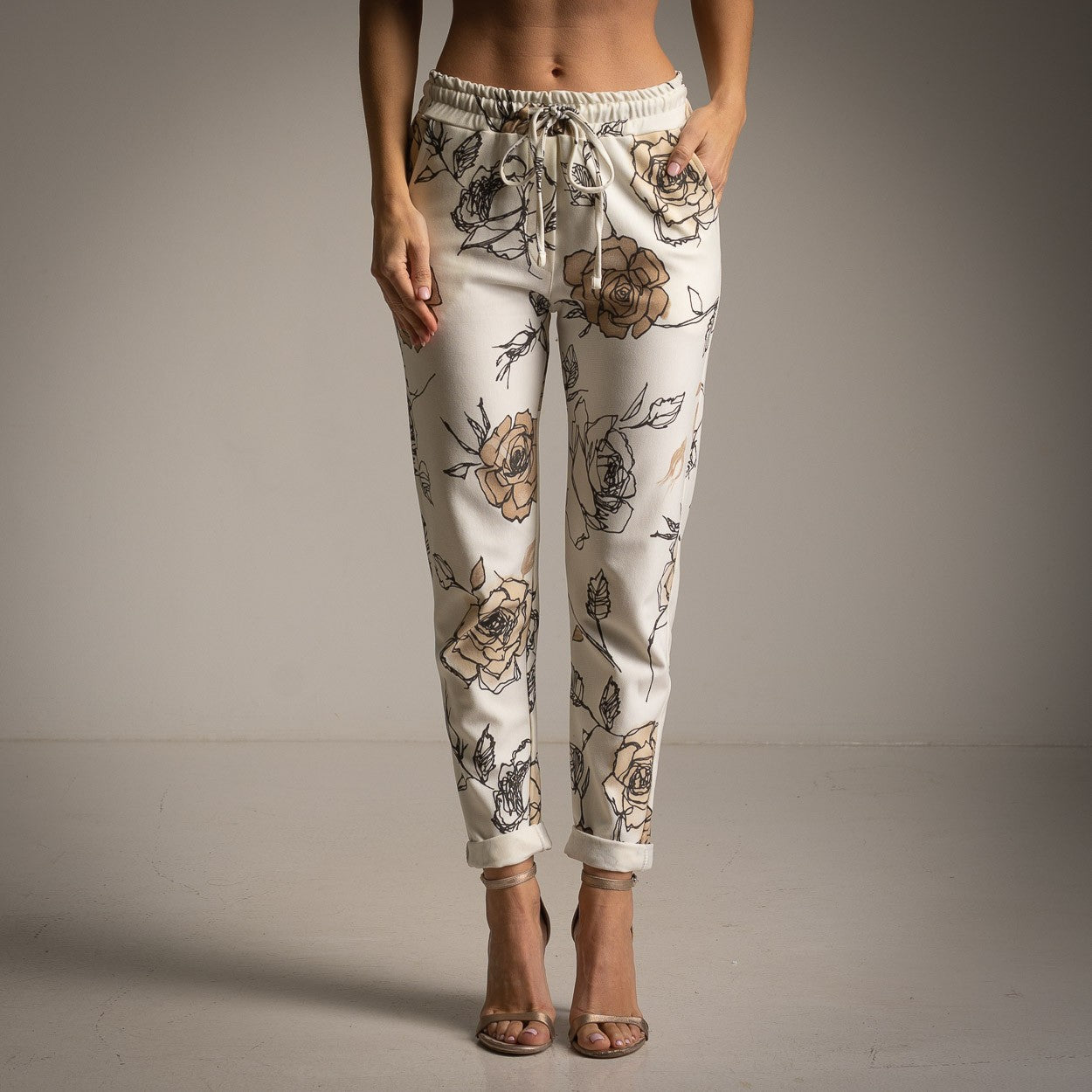 PANTALONI ROSE E SPINE by Albano's  COD EM271