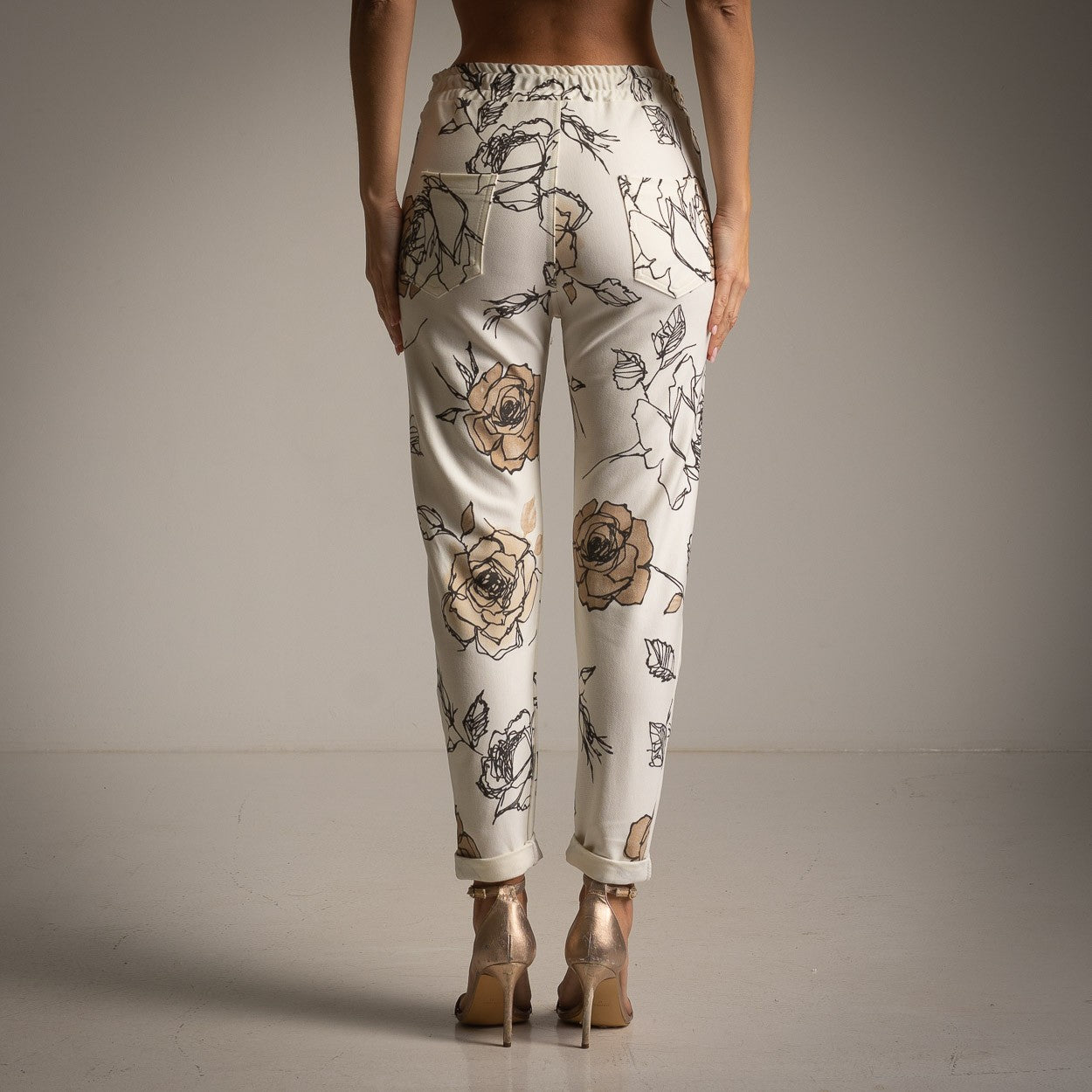 PANTALONI ROSE E SPINE by Albano's  COD EM271